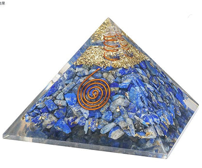 Aquamarine Orgone  Pyramid