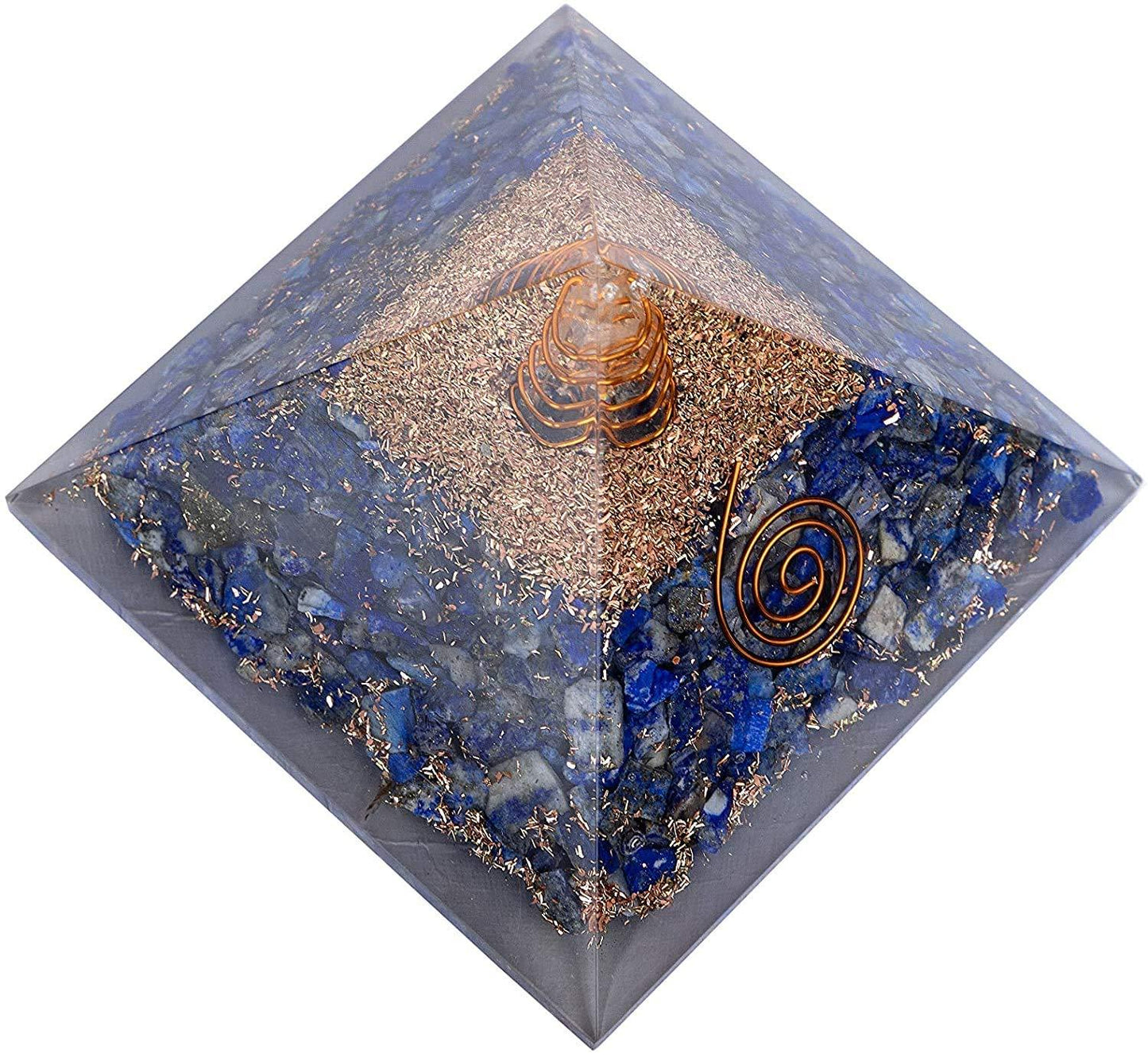 Aquamarine Orgone  Pyramid